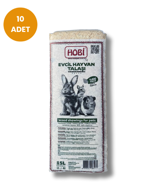 HOBİ EVCİL HAYVAN TALAŞI  15 LT*10